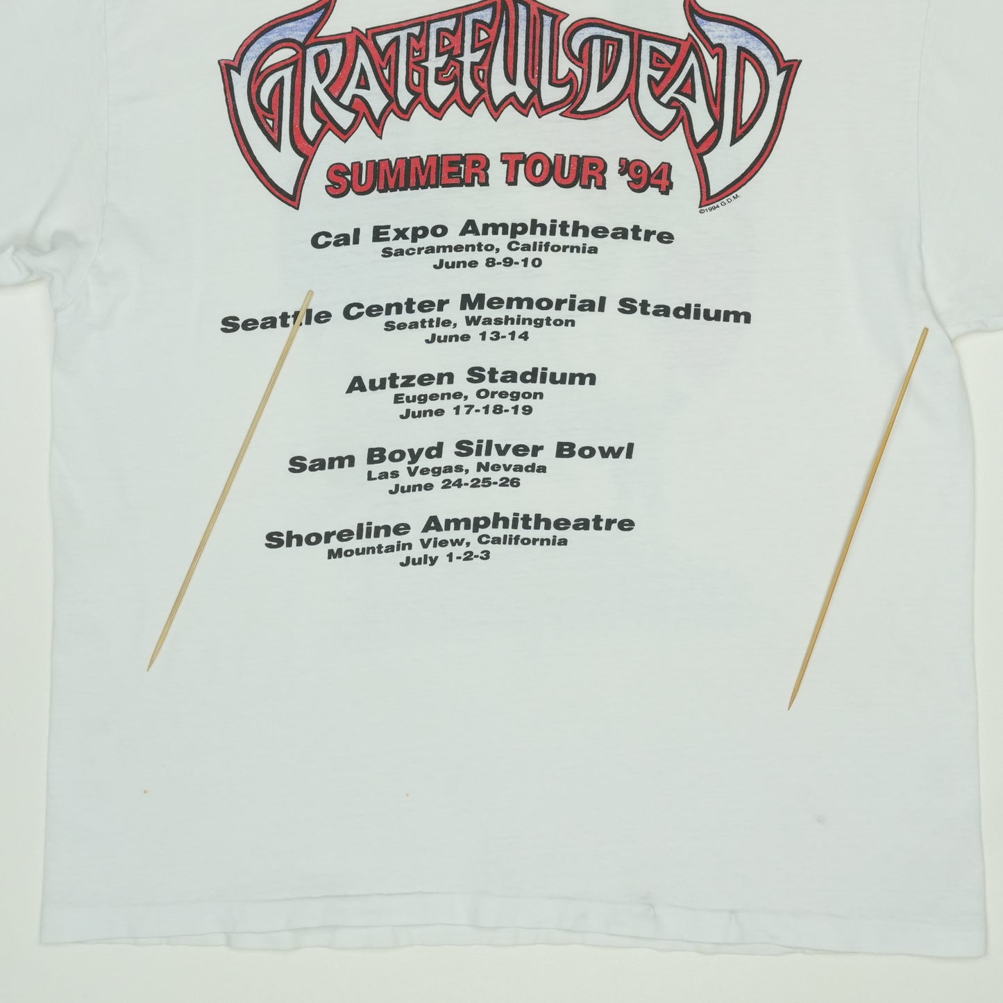 1994 Grateful Dead Tour Shirt