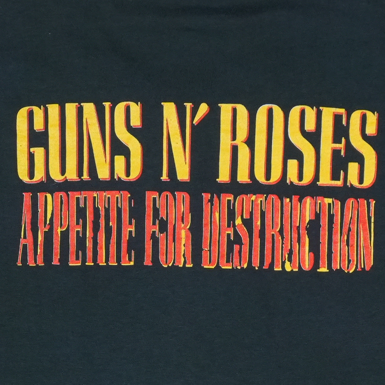 1987 Guns N Roses Appetite For Destruction Shirt