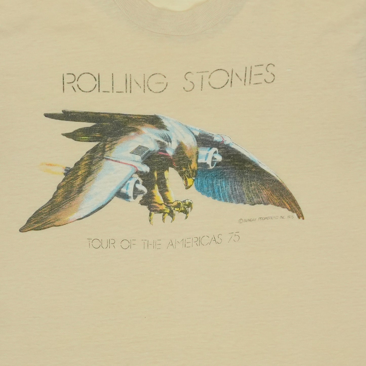 1975 Rolling Stones Tour Of The Americas Shirt