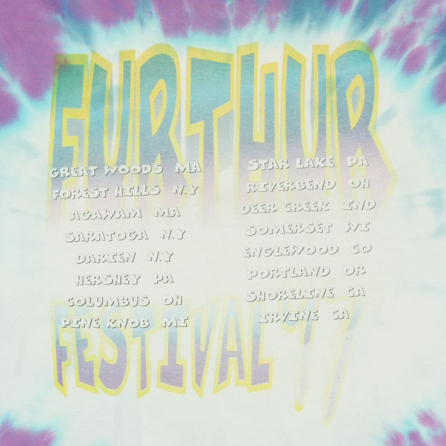 1997 Further Festival Tour Tie Dye Shirt