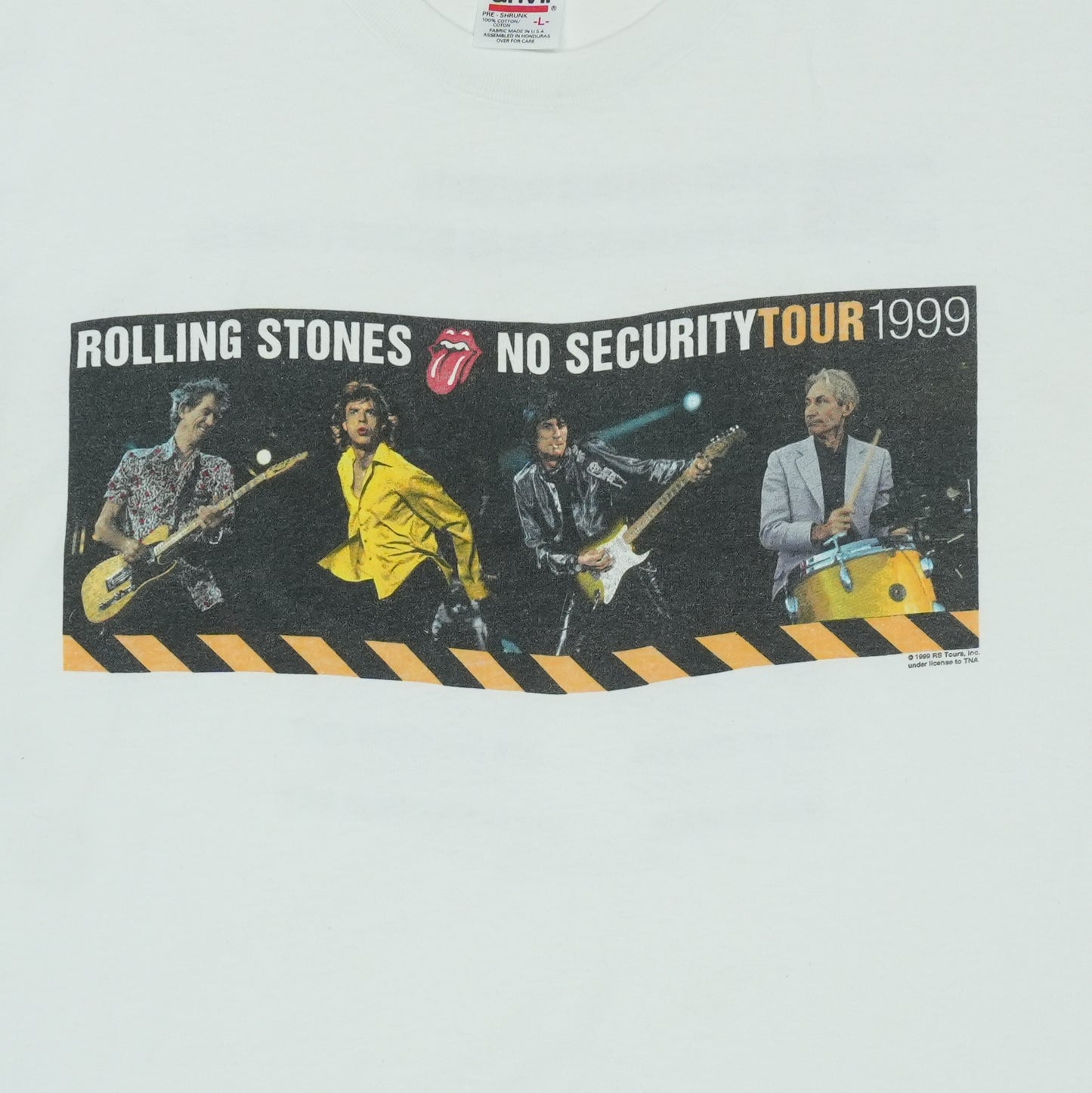1999 Rolling Stones No Security Tour Shirt
