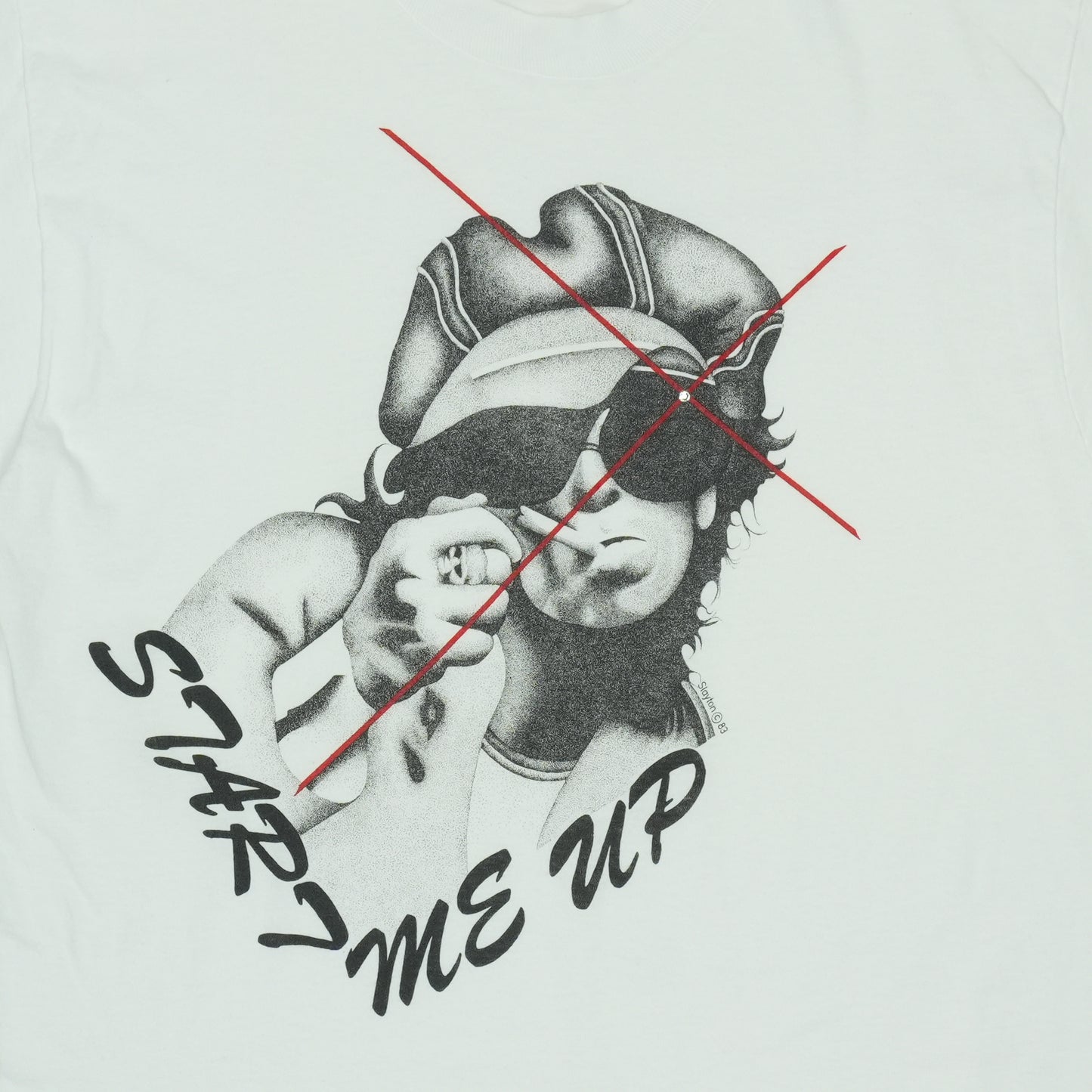 1983 Keith Richards Start Me Up Slayton Shirt