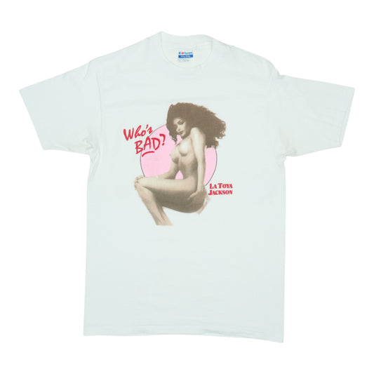 1980s Laytoya Jackson Who's Bad Shirt