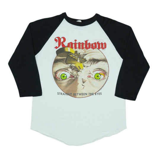 1982 Rainbow Straight Between The Eyes Tour Jersey Shirt