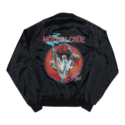 1985 Motley Crue Allister Fiend Satin Jacket