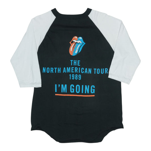 1989 Rolling Stones Steel Wheels Tour Jersey Shirt