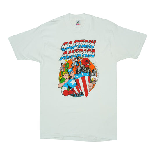 1990 Captain America Marvel Comics Shirt