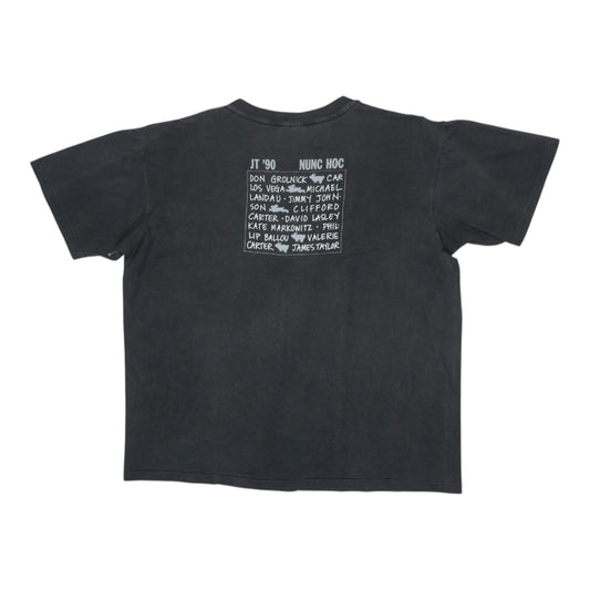 1990 James Taylor Nunc Hoc Tour Shirt