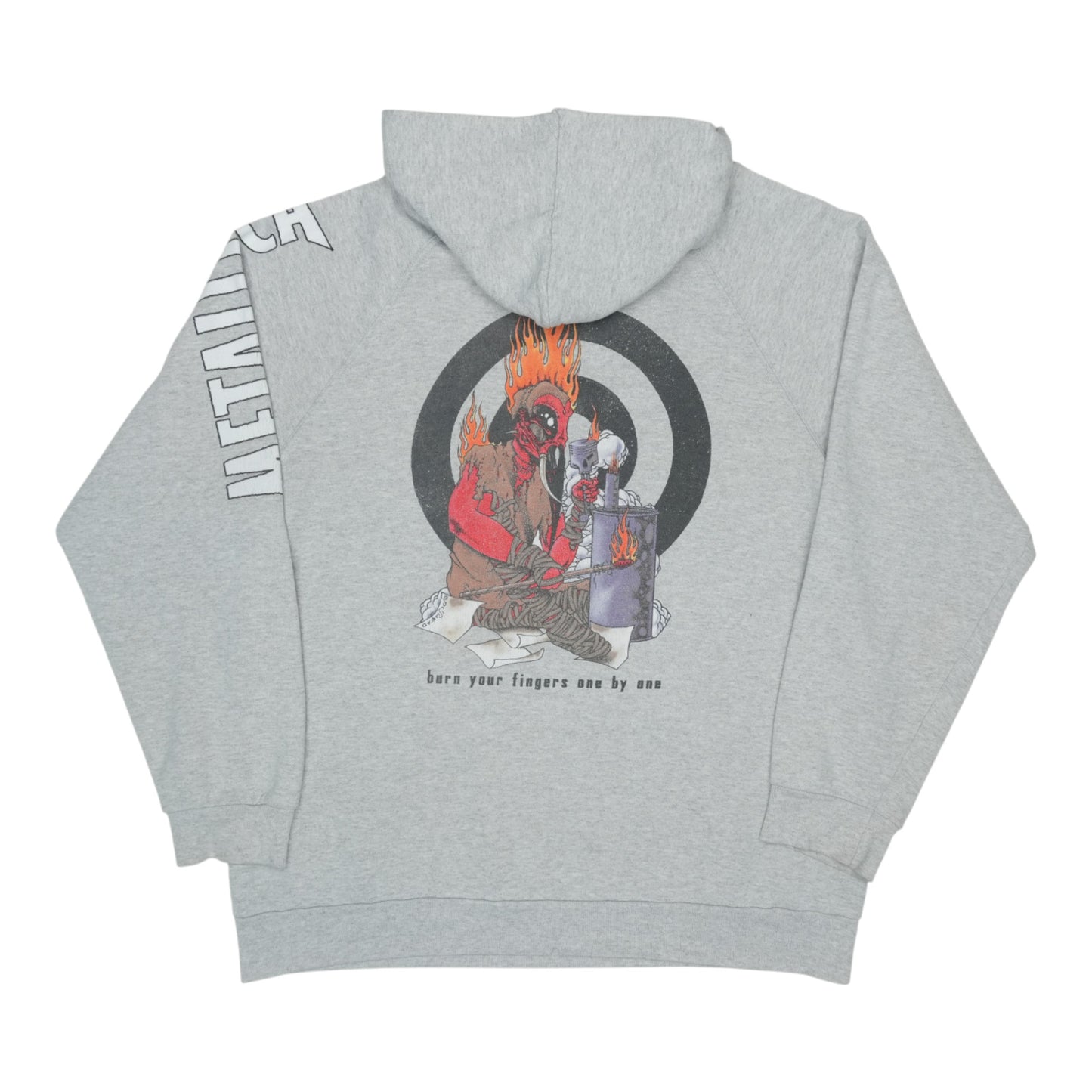 1990s Metallica Burn Your Fingers Hoodie