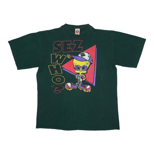 1990s Tweety Bird Sez Who Warner Brothers Shirt