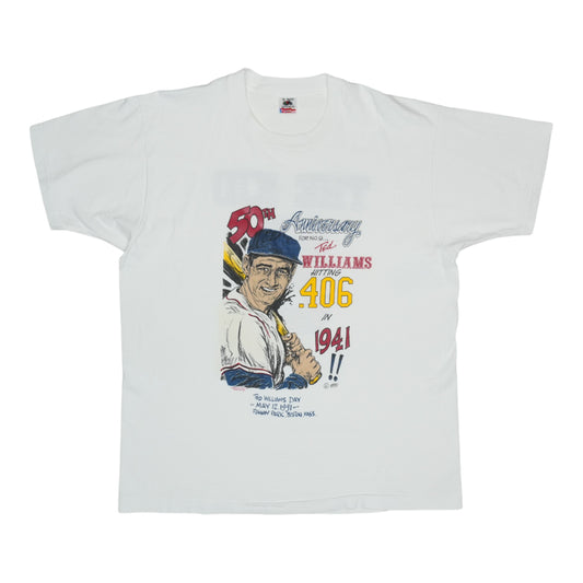 1991 Boston Red Sox Ted Williams Day Shirt
