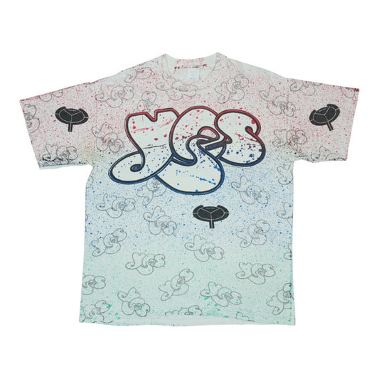 1991 Yes 90125 All Over Print Shirt