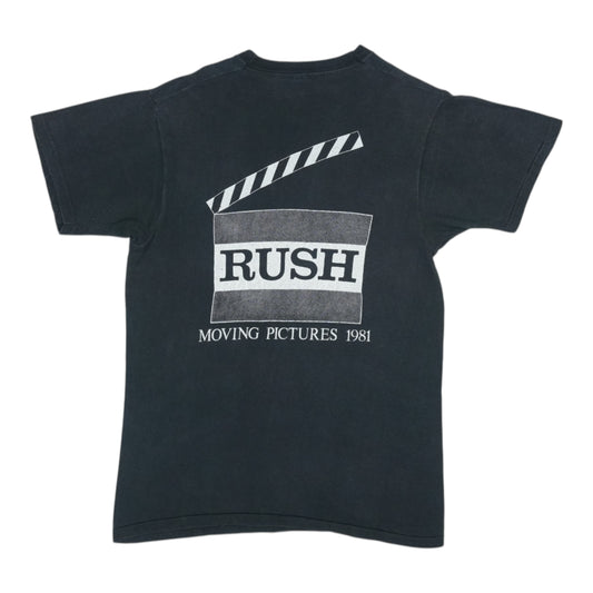 1981 Rush Moving Pictures Tour Shirt