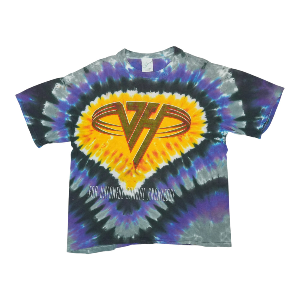 1991 Van Halen For Unlawful Carnal Knowledge Tie Dye Shirt