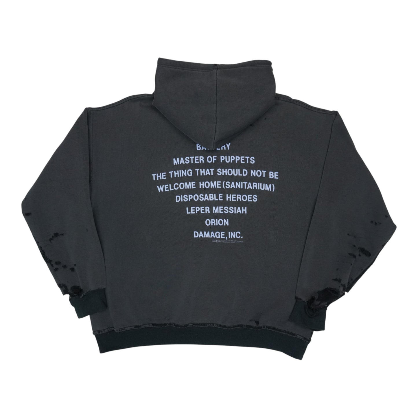 1990s Metallica Master Of Puppets Hoodie