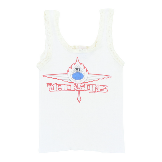 1981 The Jacksons Tour Lace Tank Top